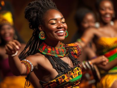 Afrikanische Feier